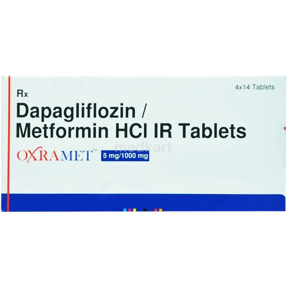 oxramet ir 5/1000mg tablet 14's